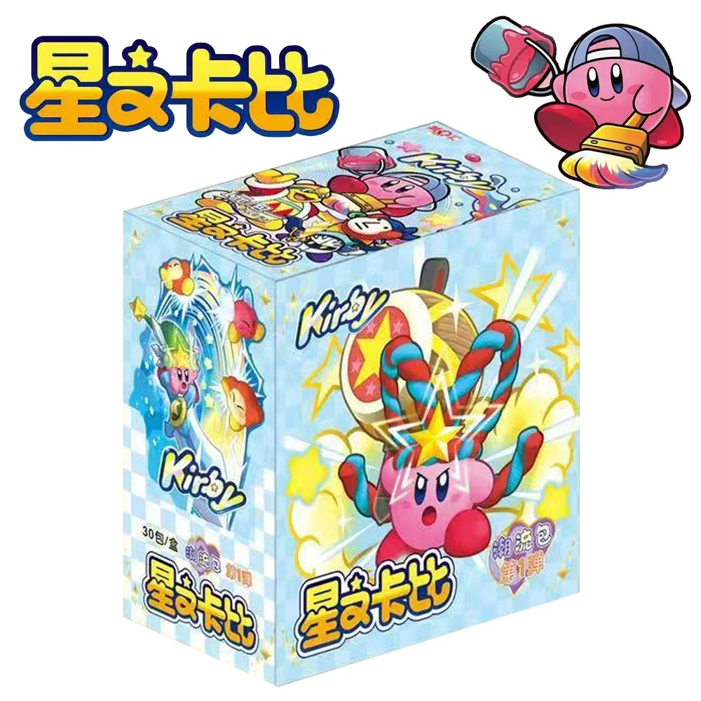 

Genuine Kirby Collection Cards Cute Cartoon Characters Anime Game Peripherals Colorful Exquisite Trading Card Children Love Gift