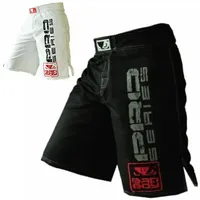 Durable High Quality Brand New 1pcs Shorts MMA Training Trunks MMA Fight Shorts M～3XL Polyester Sports White/Black Breathable