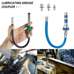 Automotive Grease Coupling High Pressure Butter Grease Lock Clip Grease Nozzle Hose Kit Sturdy No-Leak Upgraded Oil Change Tool