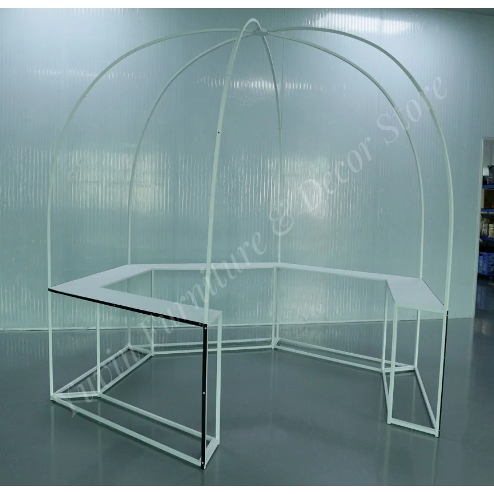 Foldable Collapsible Sales Booth With Canopy Design Promotional Mall Kiosks Dome Canvas Tent for Events