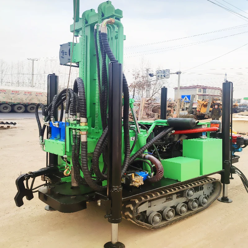 تخصيص RLD-160 HQ NQ BQ PQ آلة الحفر الزاحفة Geotechnical الماس جهاز الحفر الهوائي لآبار المياه