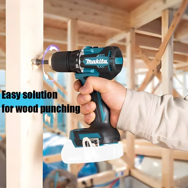 Makita DDF487 18V Screwdriver Cordless Percussion Drill Electric Variable Speed Brushless Motor Impact Power Tools Power Drill