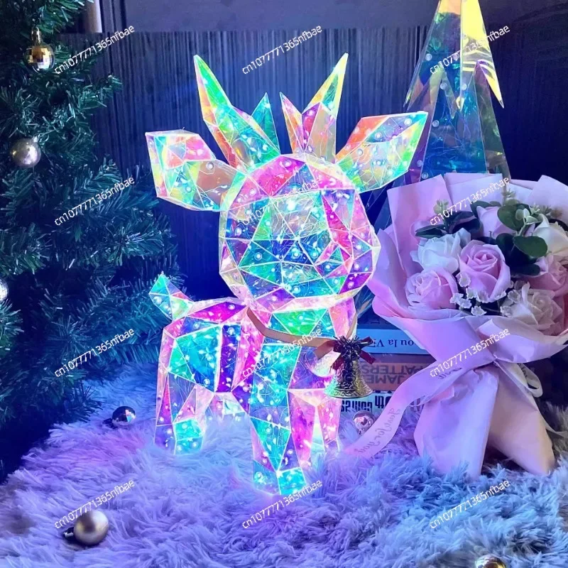 Christmas Symphony Deer Festive Atmosphere Snowman Gift Box Muse Girlfriend Valentine's Day Birthday Creative Glowing Gift