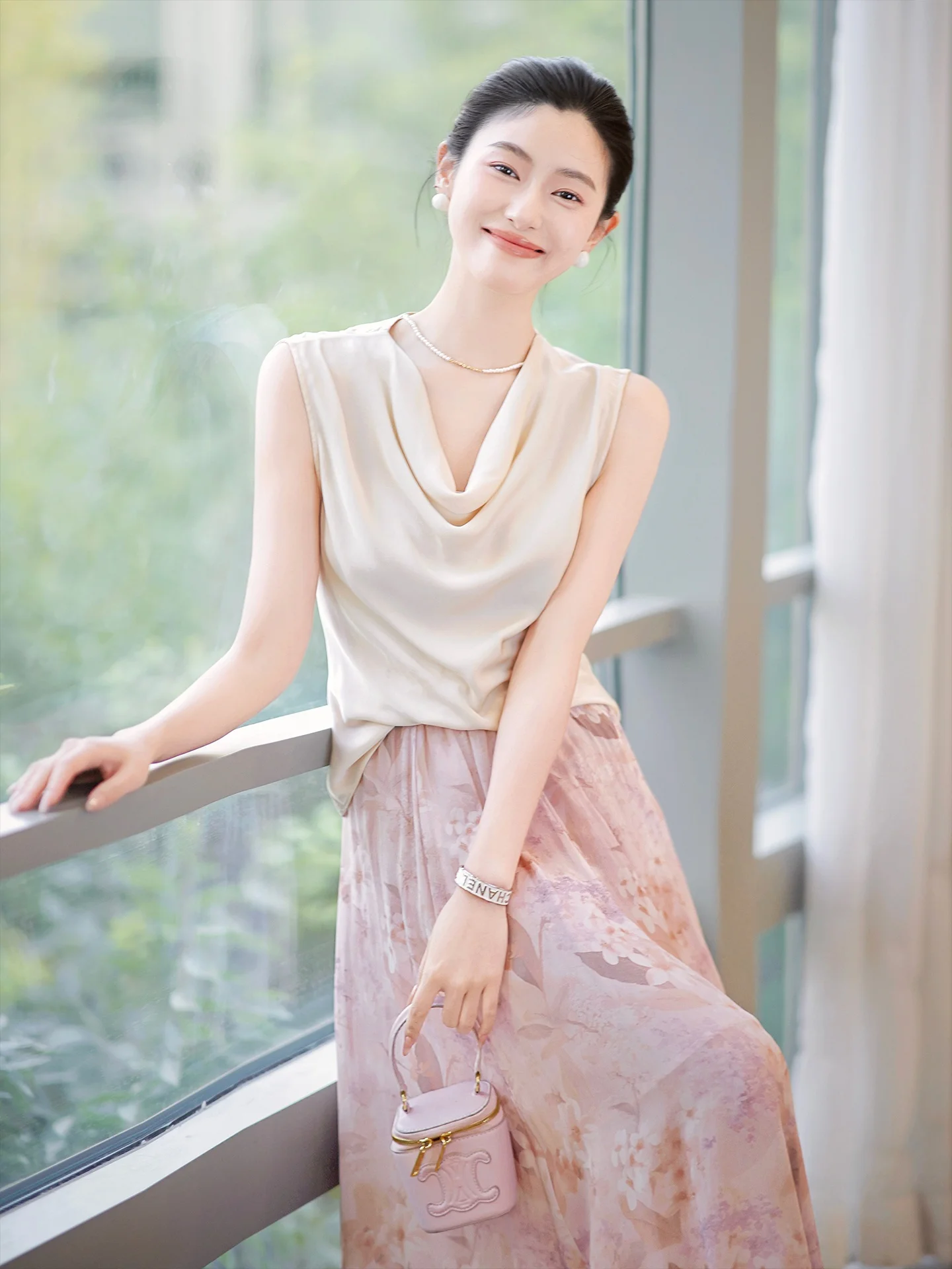 Champagne Silk Elas…