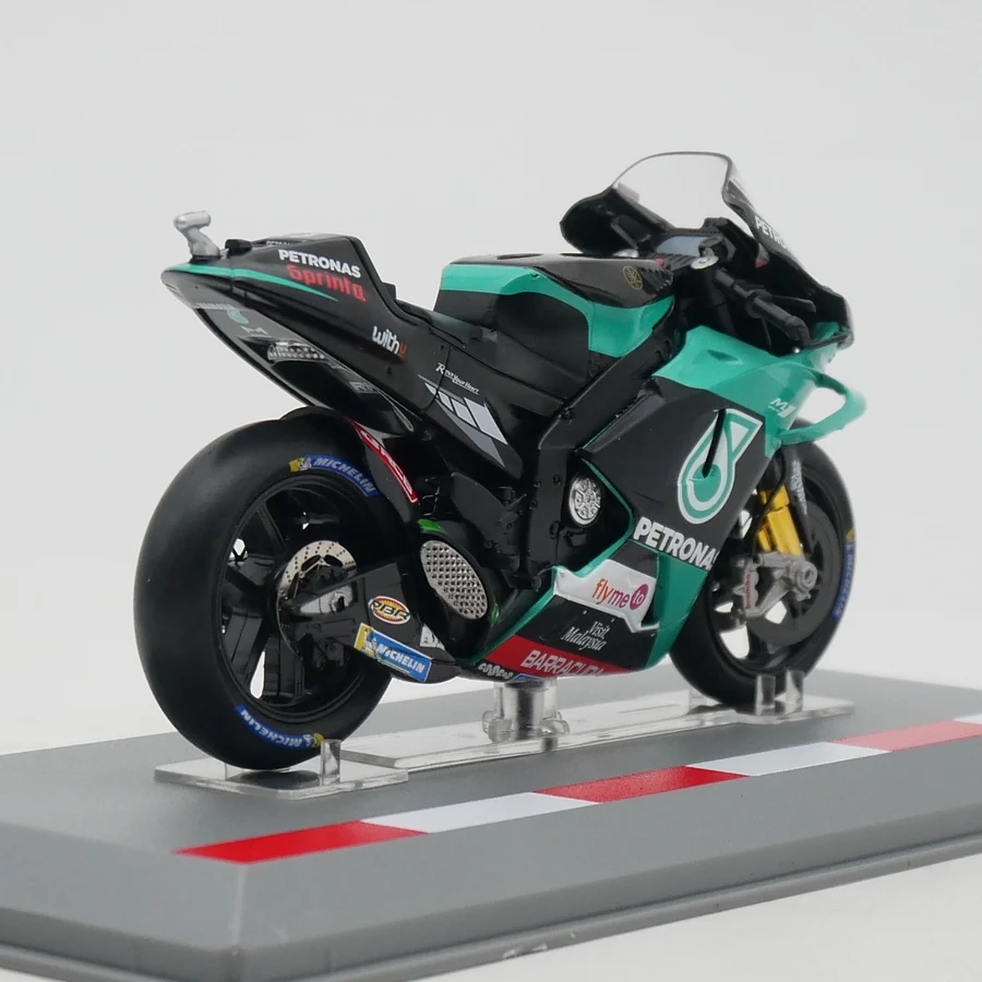 1:18 Scale Diecast Alloy Moto GP 2020 Yamaha YZR-M1 Fabio Quartararo Motorcycle Toys Cars Model Classics Adult Souvenir Display