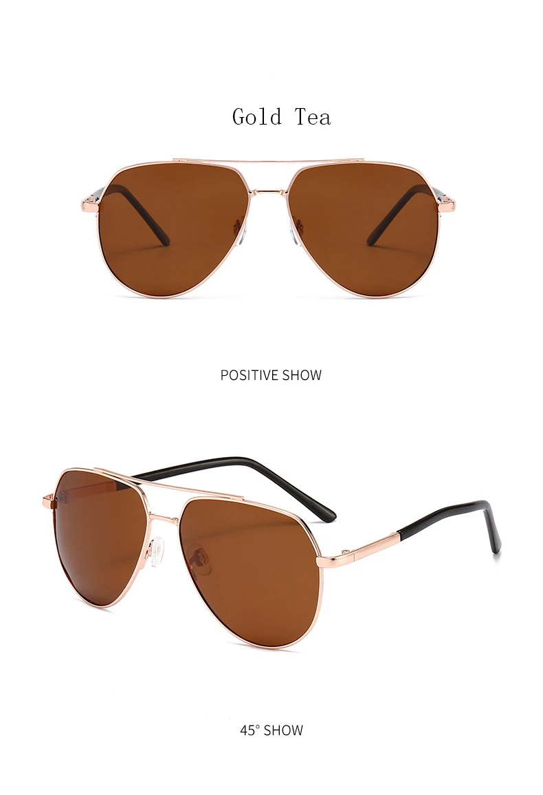 Luftfahrt Polarisierte Sonnenbrille Für Männer Frauen Mode Vintage Retro Nachtsicht Fahren Angeln Gelbe Sonnenbrille Goggle 2025 – Detail 13