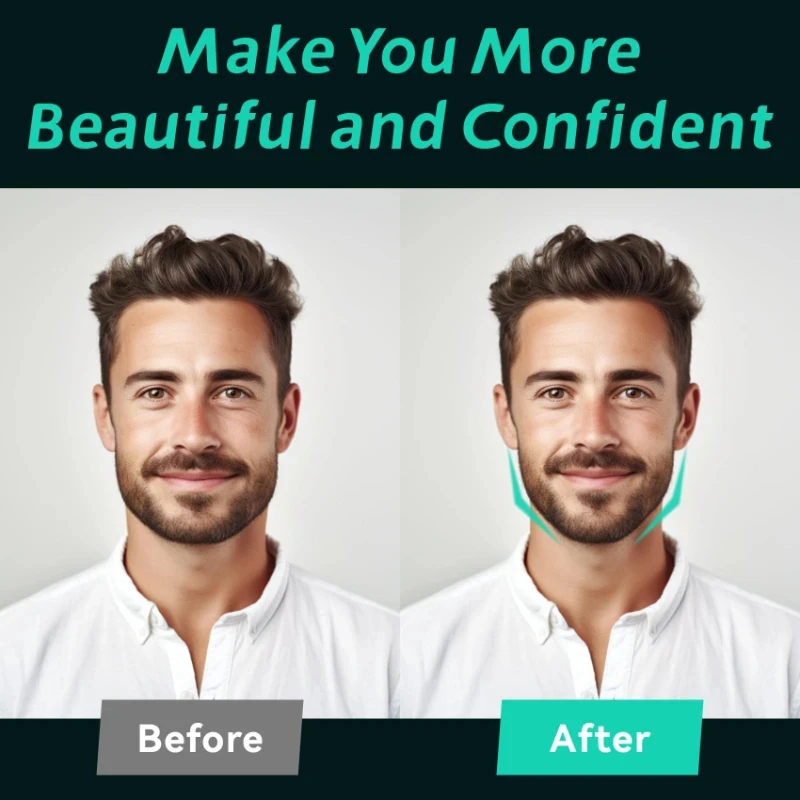 40/50/60LBS سيليكون الفك خط التمارين الفك مضغ الكرة اللياقة البدنية تونر للوجه والرقبة مدرب العضلات الذقن الخد ممارسة #3