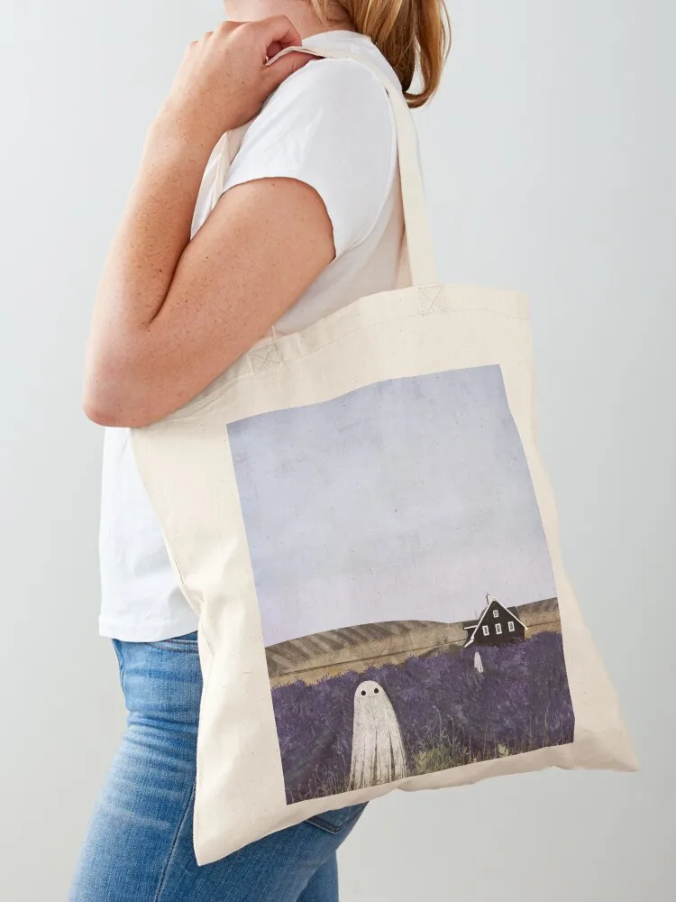 

Lavender Fields Tote Bag canvas bags Portable shopping bag shopper bags for women Canvas