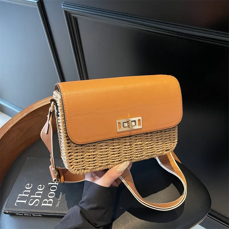 

Fashionable Designer Crossbody Bag For Ladies Luxury Leather Handbag Elegant Shoulder Tote Purse Women's