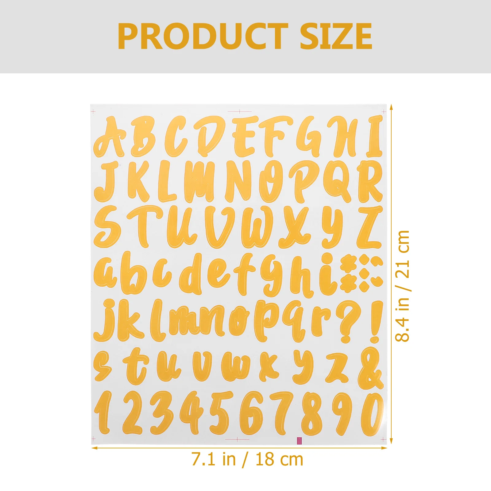 

5 Sheets Letter Sticker Letters Stickers Removable Number Pvc Self-adhesive Mailbox Address for