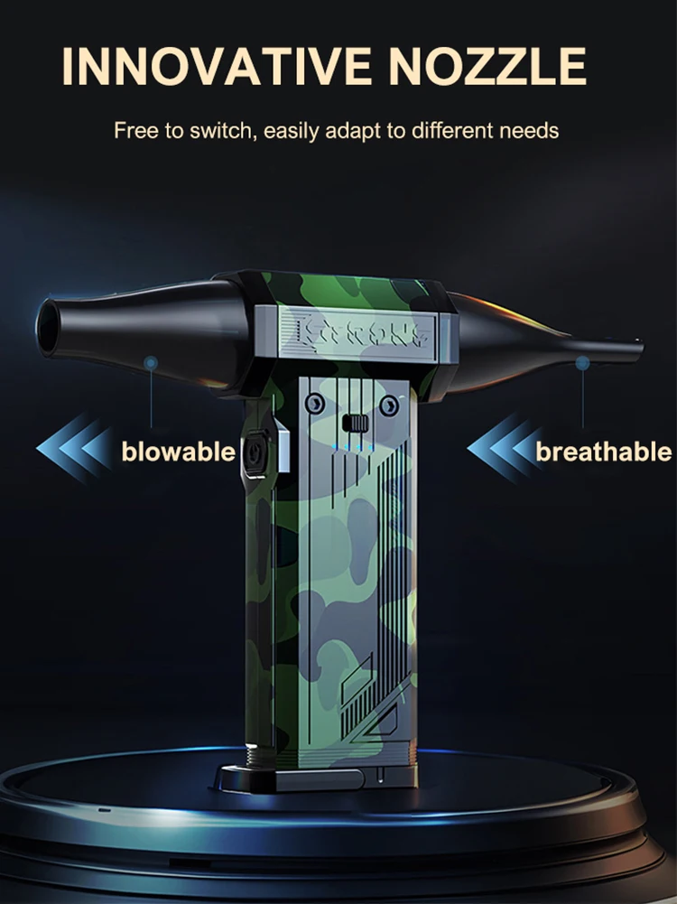 Turbo-Jet-Gebläse, 600.000 U/min, leistungsstarkes Luftgebläse, bürstenloser Motor, Turbo-Lüfter, Windgeschwindigkeit, 60 m/s, 8000 mAh, Souffleur-Luft-Puissant