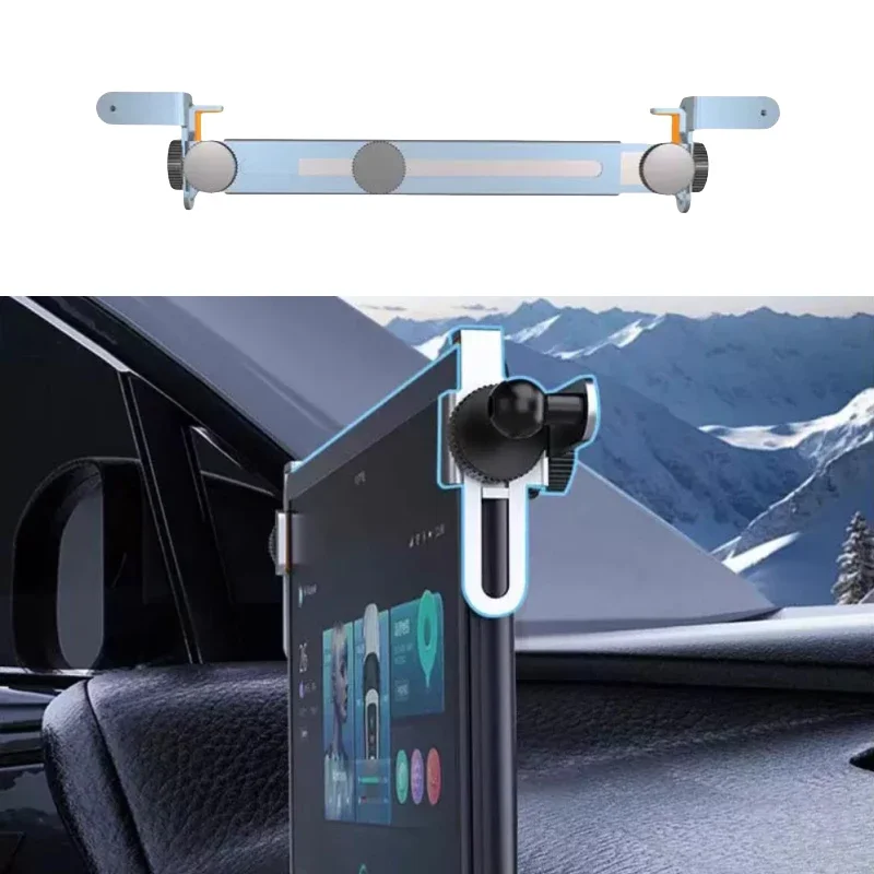 Car Mobile Phone Holder Fit for JETOUR Traveler T2 2023-2024 Car Aluminum Alloy Mobile Phone Navigation Holder Easy Installation