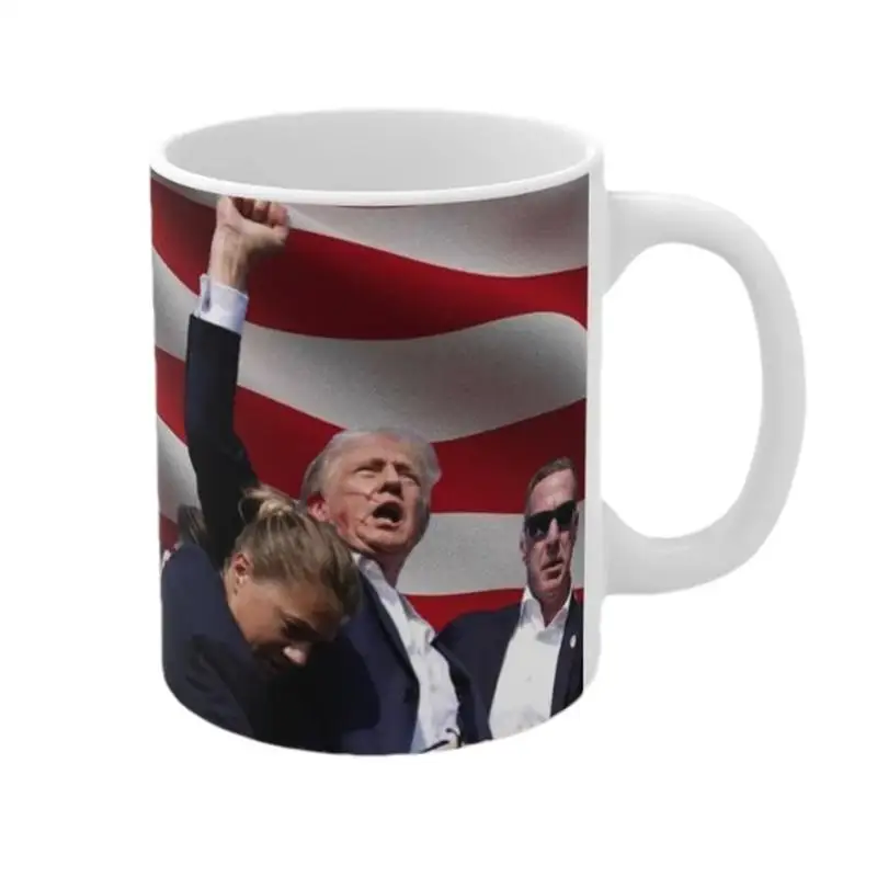 President Mugs Funny Novelty President Fist Cup Election Coffee Mug Ceramic President Fist Tea Cup Breakfast Milk Mug Novelty