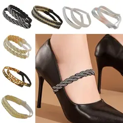 Invisible Elastic Anti-drop Heel Straps Belt  Shoelaces for High Heel Shoes Clear Shoe Laces Straps Holding Loose Ankle Shoelace