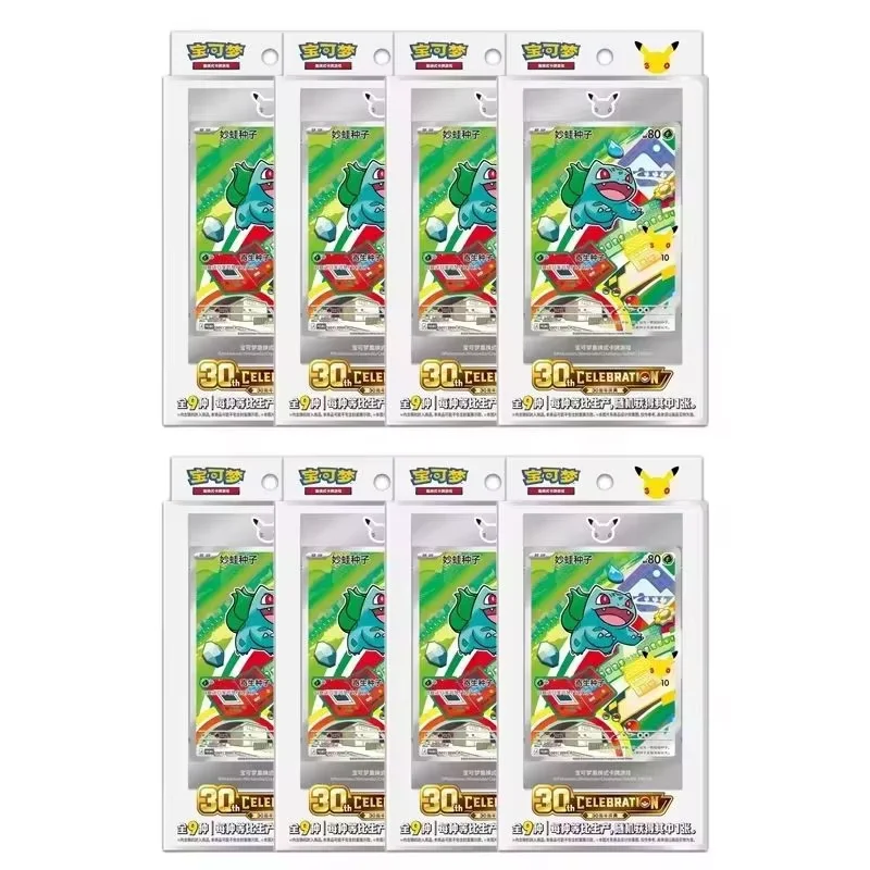 Nieuwe Pokemon Ptcg 30th Anniversary Celebration Vol 1 Speciale illustratieset Partnersets Collectie Blind Box Card Toy