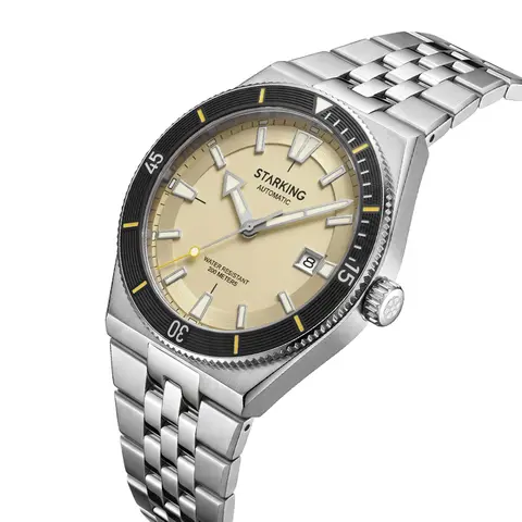 STARKING Diving Automatic Watch Miyota 8215 Sapphire Glass 20ATM Waterproof Luminous Date Snorkeling Swimming Sports Wristwatch