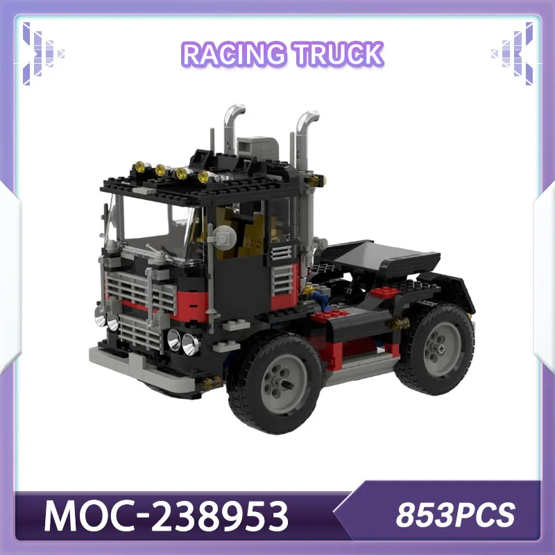 Building blocks set Racing Truck car model  truck MOC-238953 adults bricks Christmas gift