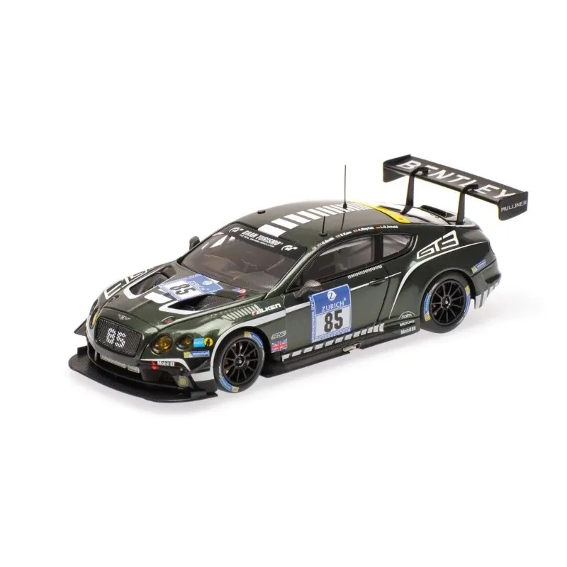 1:43 Bentley Continental GT3 diecast alloy simulation model, children's collection of decorative toys, children's holiday gifts.