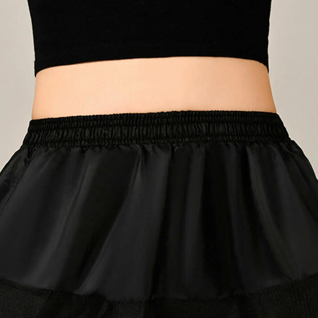 3-Layer Trouwjurk Van Hard Ondersteunende Zachte Netto Zonder Trouwring Pluizige Petticoat