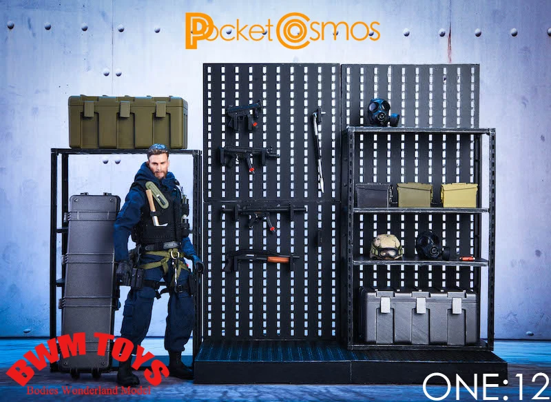 PCTOYS PC003 1/12 Scale Solider Scene Accessories Infinite Splicing Scene Series Puppet Stand Set For 6\'\' Action Figure