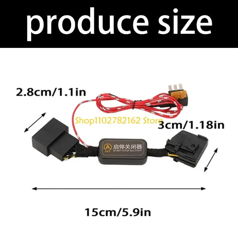 547B Auto Start Stop Disabler Harness for Listed SUV Wiring Use, Direct Fit Cable Assembly, Wire, 15 Service Size Layout