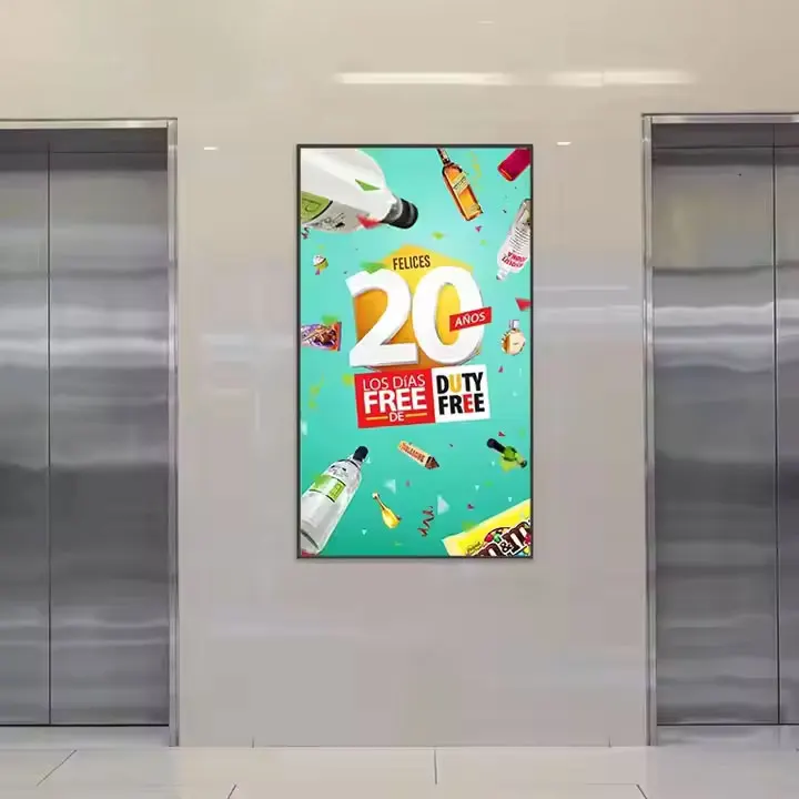 Display per segnaletica digitale con monitor touch screen all-in-one di alta qualità con sistema operativo Windows