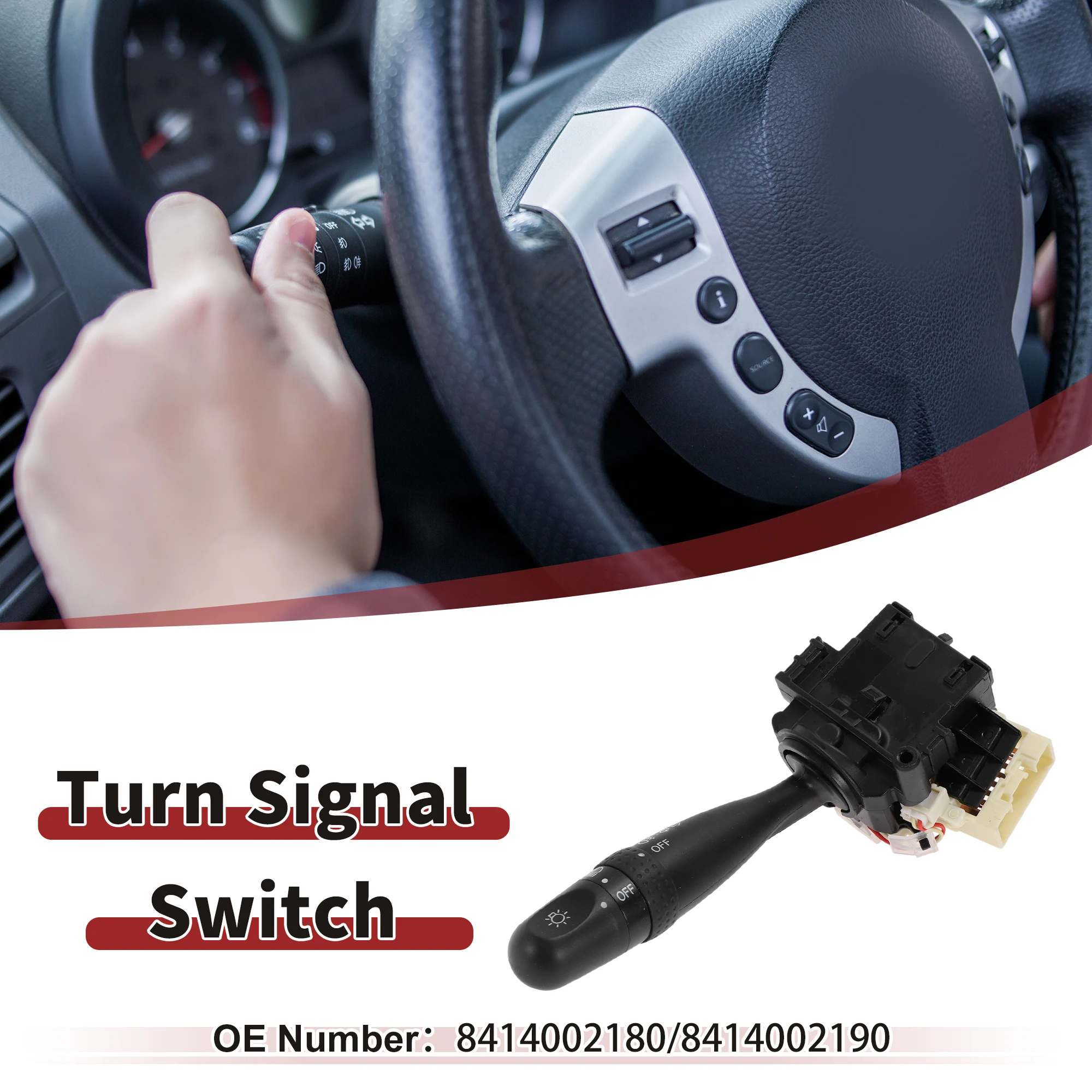 UXCELL No.8414002180/8414002190 مفتاح إشارة الانعطاف لتويوتا يارس فيرسو 1999-2005 #1