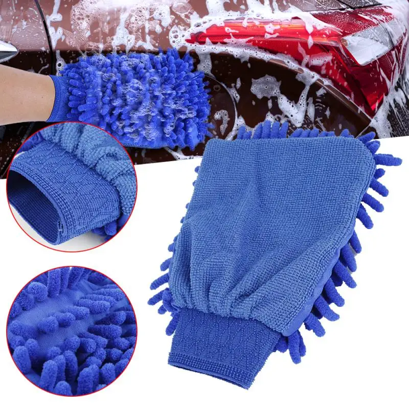 1~10PCS Reusable Microfiber Durable Professional Car Wash Glove Time-saving Innovative Soft Multifunctional Ultimate Easy-to-use