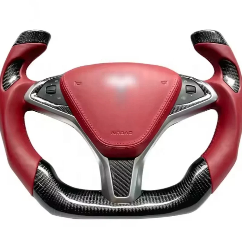 Hot Sale High Quality Wholesale Carbon Sports Steering Wheel Fits For Tesla Model 2021+3/X/Y