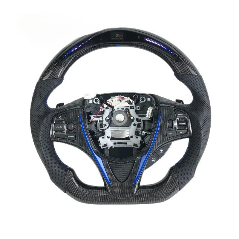 

Для высококачественного руля из углеродного волокна Acura со светодиодной подсветкой | TLX/TL/ILX/RDX/ZDX 2009-2019 Все серии