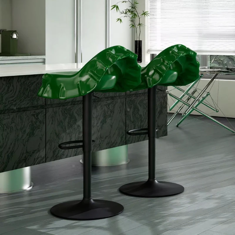 

Lightweight Luxury Household Rotating Dining Chair High-end Adjustable Counter Stool