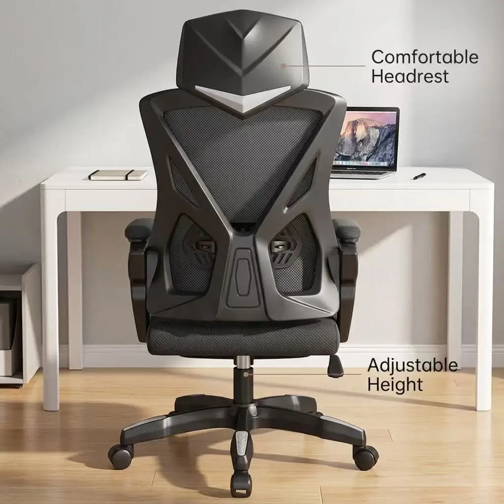 Ergonomic Gaming Office Chair High Back Reclining 145° Adjustable Swivel Computer Desk Chair