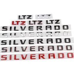 ABS Letters Emblem para Chevrolet, Car Styling, Fender, Truck Badge, Placa de identificação, Etiqueta do logotipo, SILVERADO, LTZ, aplicável a