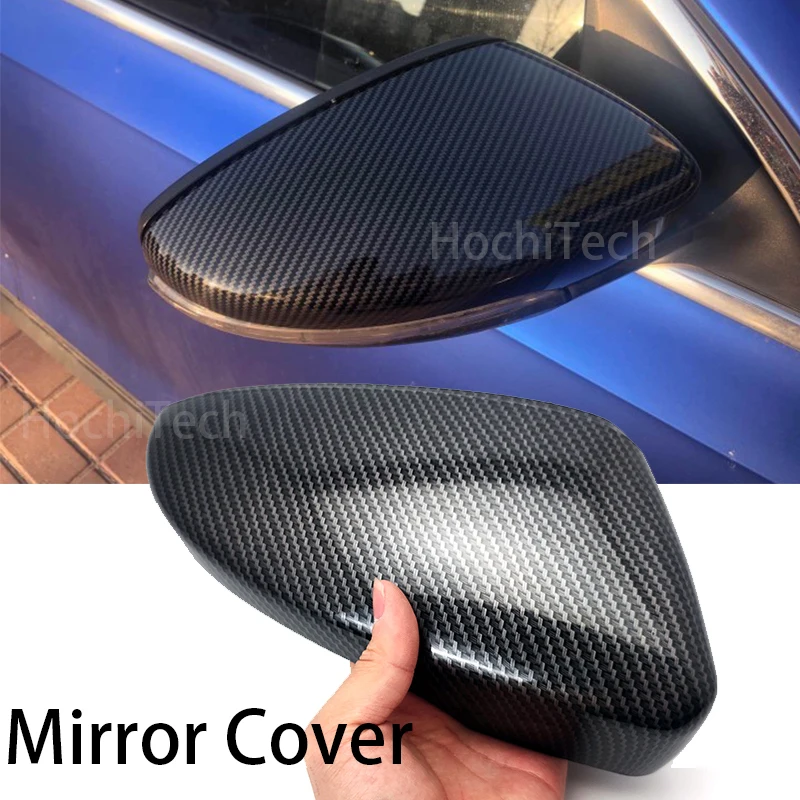 Carbon Look Side Wing Mirror Cover for VW Golf 7.5 MK7 7 GTD R GTI 6 Passat B7 CC Scirocco Polo 6R 6C MK6 Cap for Jetta 6 MKVI