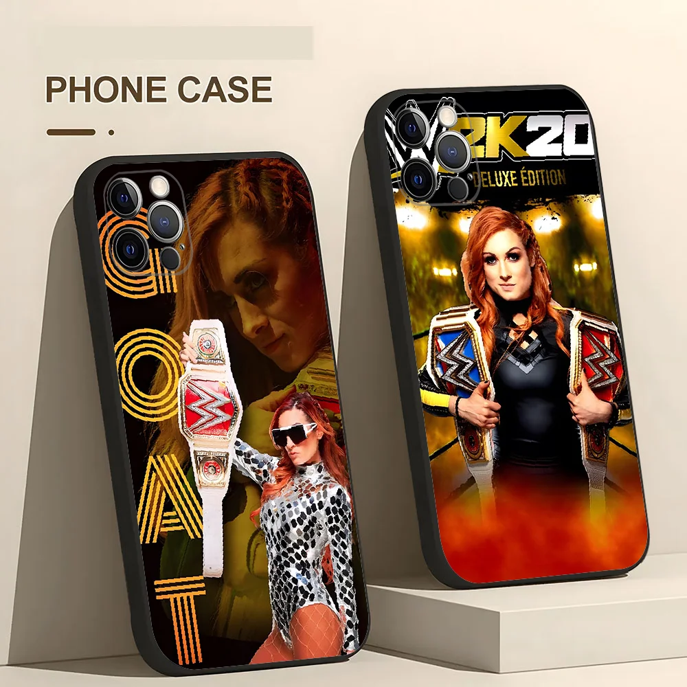 Becky Lynch Phone Case 2023 For IPhone 15 14 12 13 11 Pro Max Mini X XR XS Max 7 8 Plus New Black Silicon Cover