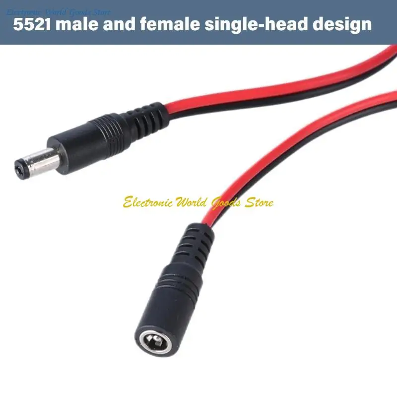 A3PD Doppelparallel DC5.5X2,1 mm 18AWG -Steckerkabel für LED -Lichtrouter