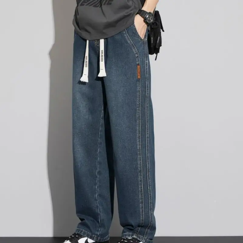 

Pants Men's Pants Men's Trousers Y2K Clothing Man Baggy Jeans Fashion Spring Clothing Autumn New Casual Clothes Teenage Jeans