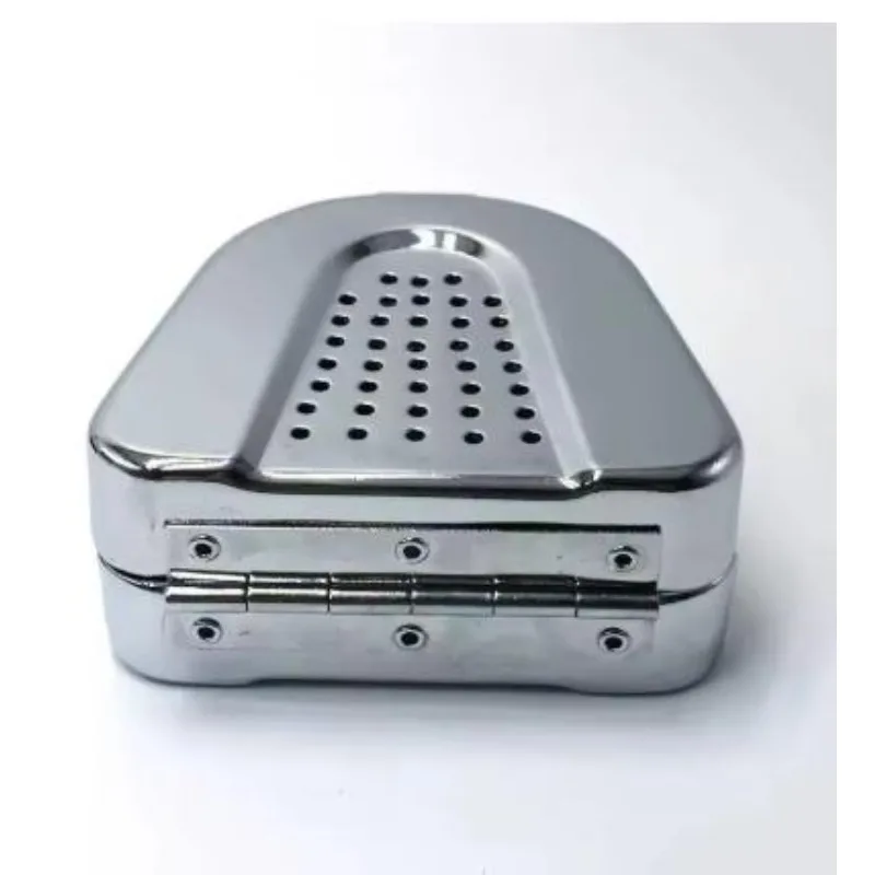 Copper Dental Gypsum Duplicating Case Tooth Model Molding Container for Professional Dental Lab Denture Prototype Making