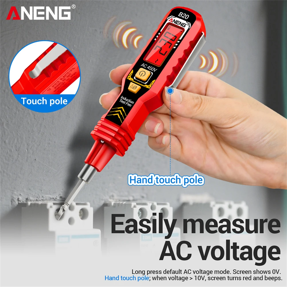 General Insulated Electric Pen ANENG B20 Double Headed Cross Screwdriver for Electrician Maintenance and Inspection Manual Tool