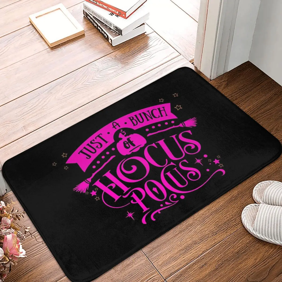 Hocus Pocus Everybody Focus Doormat Rug Carpet Mat Footpad Polyester Non-slip Entrance Kitchen Bedroom Balcony Toilet