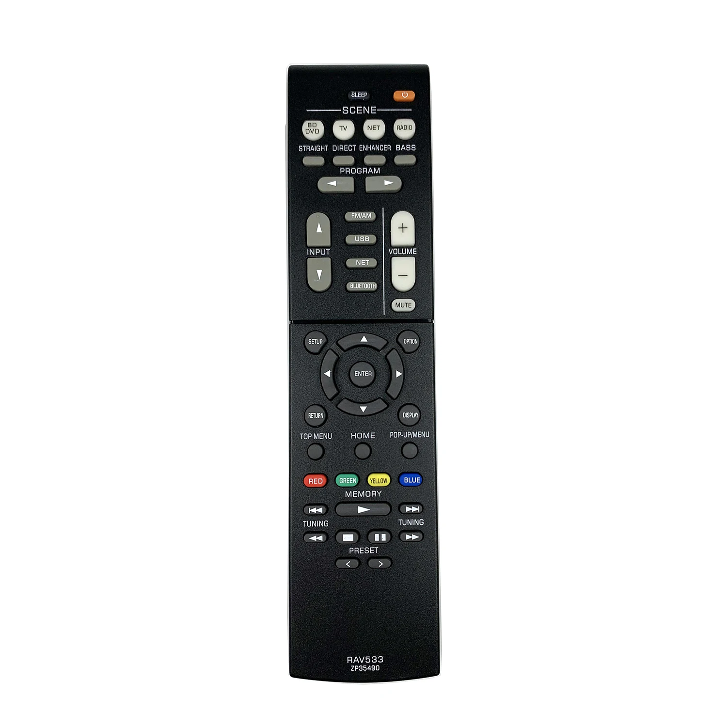 RAV533 ZP35490 Replacement Remote Control for Yamaha AV Receiver TSR-5790 TSR-5810 TSR-5830 YHT-5920UBL YHT-4930