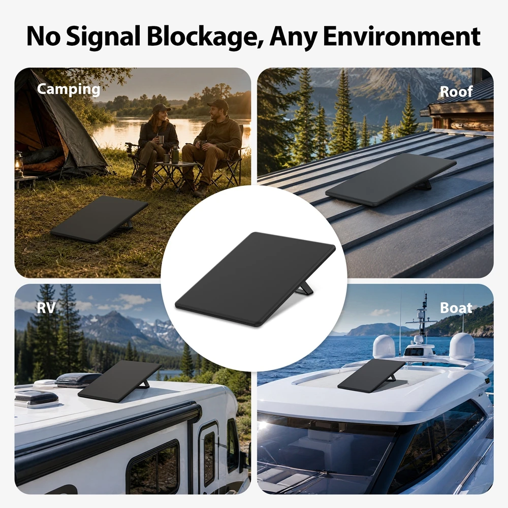 Silicone Shockproof Protective Case For Starlink V5 Antenna Protective Cover Anti Scratch Waterproof For Starlink V5 Accessories