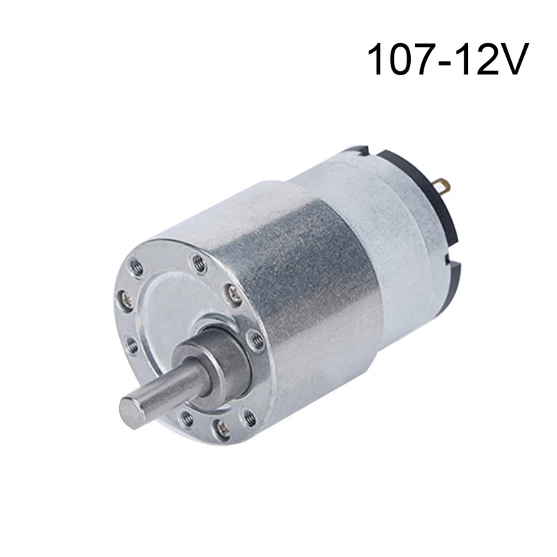 7RPM to 960 RPM Micro Speed Reduction Reversible Gear Motor 6V/12V/24V High Torque Motor with Eccentric Output Shaft M4YD