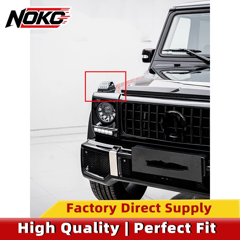 Turn Signal Lights For Mercedes G Class W463 G500 G55 G63 Taiwan Made High Stability Smoked LED Front Turn Signal Indicator