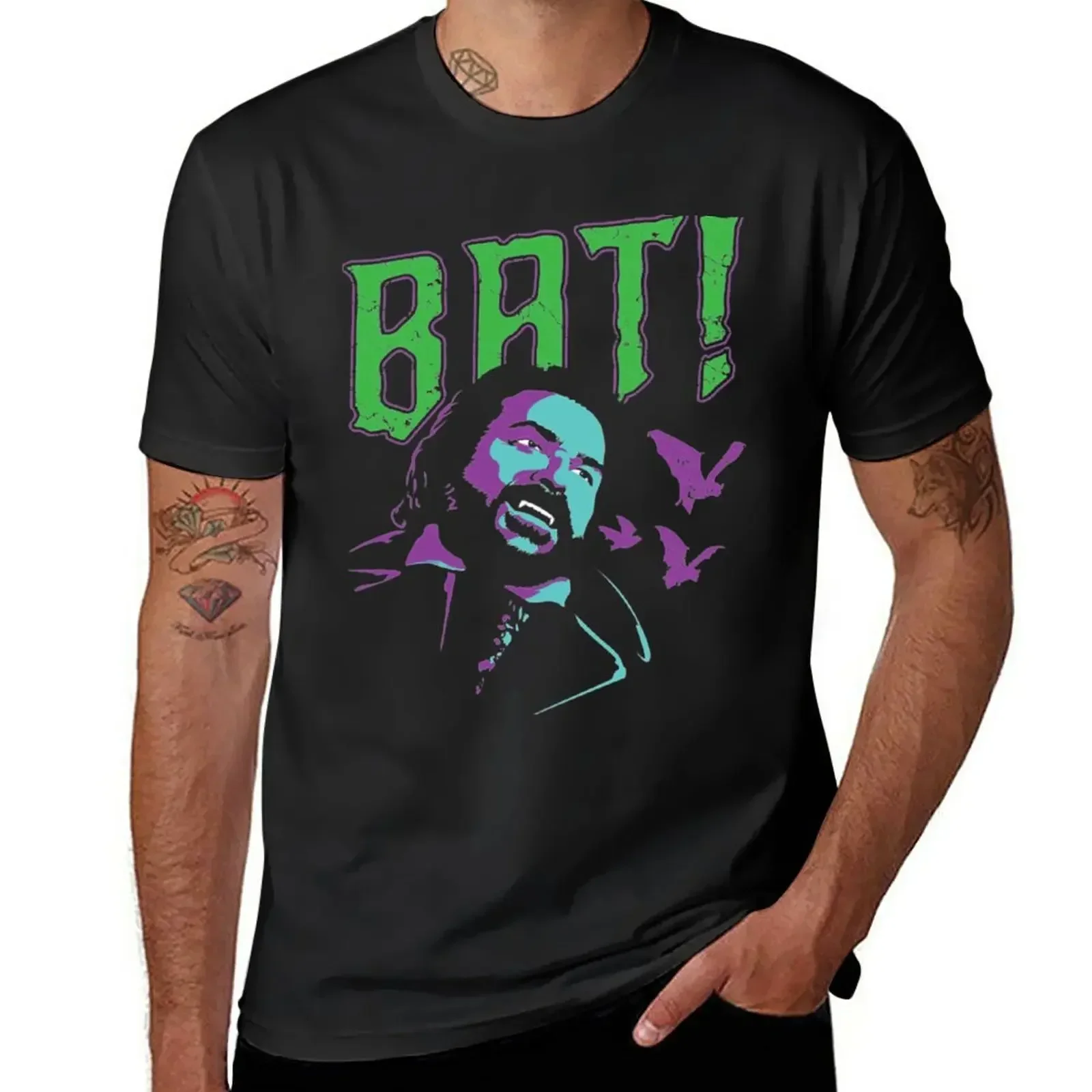 What We Do In The Shadows - BAT!! T-Shirt vintage clothes custom shirt man t shirt plain t shirts men