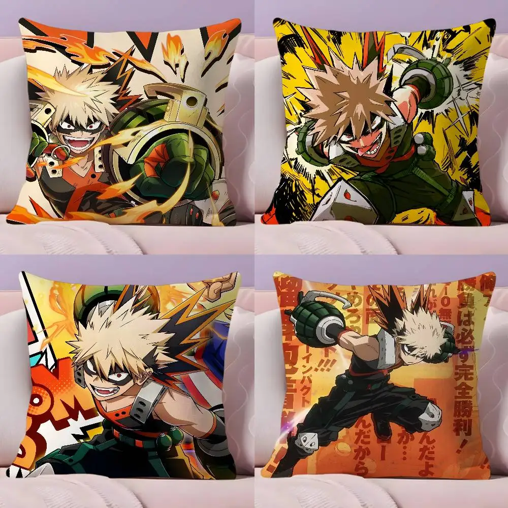 Bakugou Katsuki M-My Hero Academia Anime Pillow Case Ultra Soft Skin Friendly Fabric Cloud Like Comfort & Concealed Zipper
