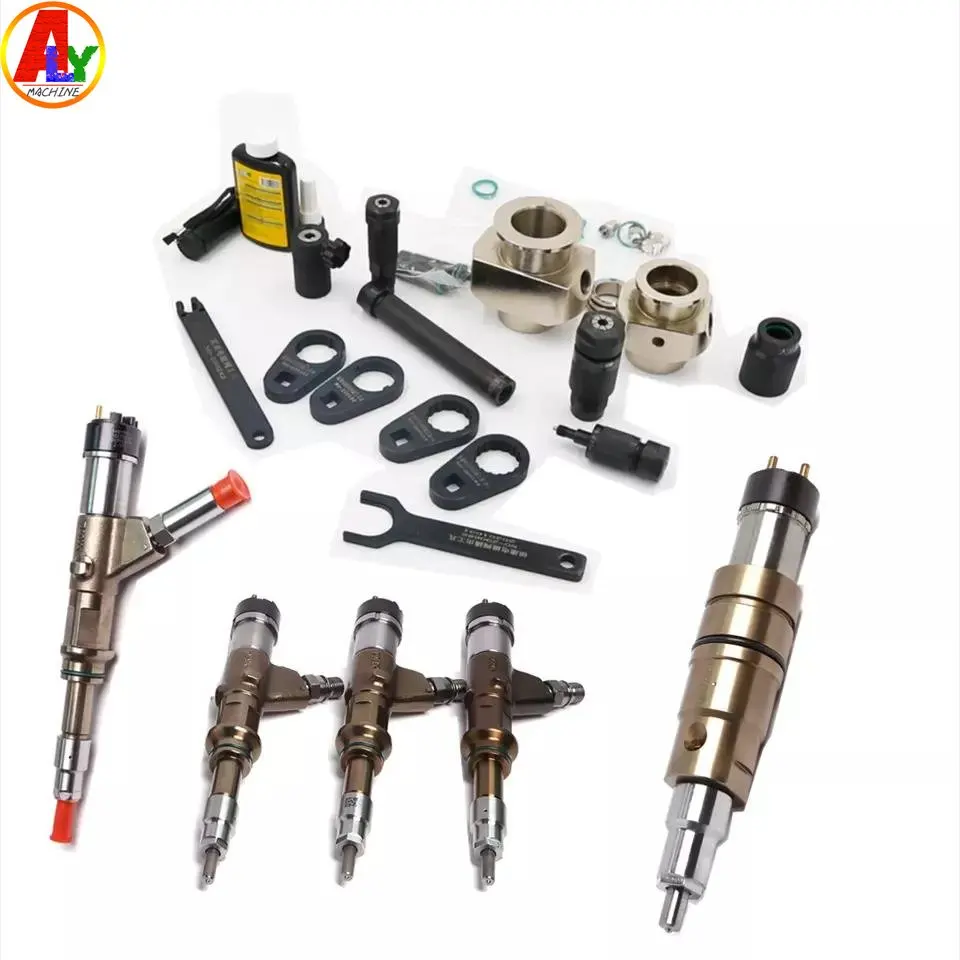 Common Rail Injector Dismantling Disassemble Tool Solenoid Valve Removal Measuring Tools Nozzle Cap Remove for Cummins XPI