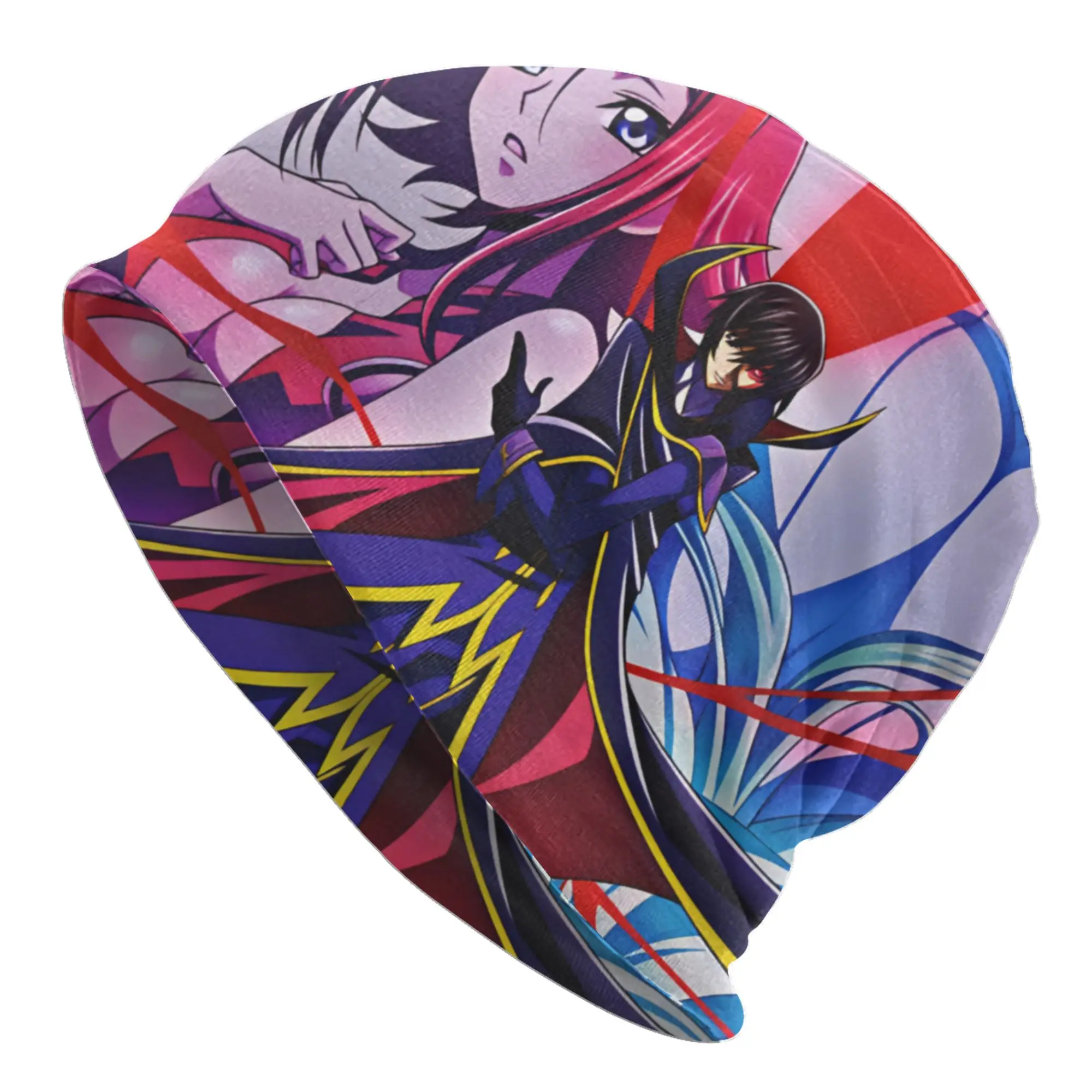 Code Geass Lelouch of the Rebellion Bonnet Hats  Street Knit Hat For Men Women Autumn Winter Warm Anime Skullies Beanies Caps