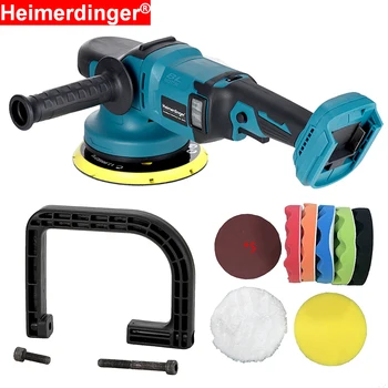Snoerloze Auto Buffers Polijstset Voor Makita-Batterij, 6 Inch Orbitale Polijstmachine, 6 Variabele Snelheid, Draagbare Polijstwaxmachine