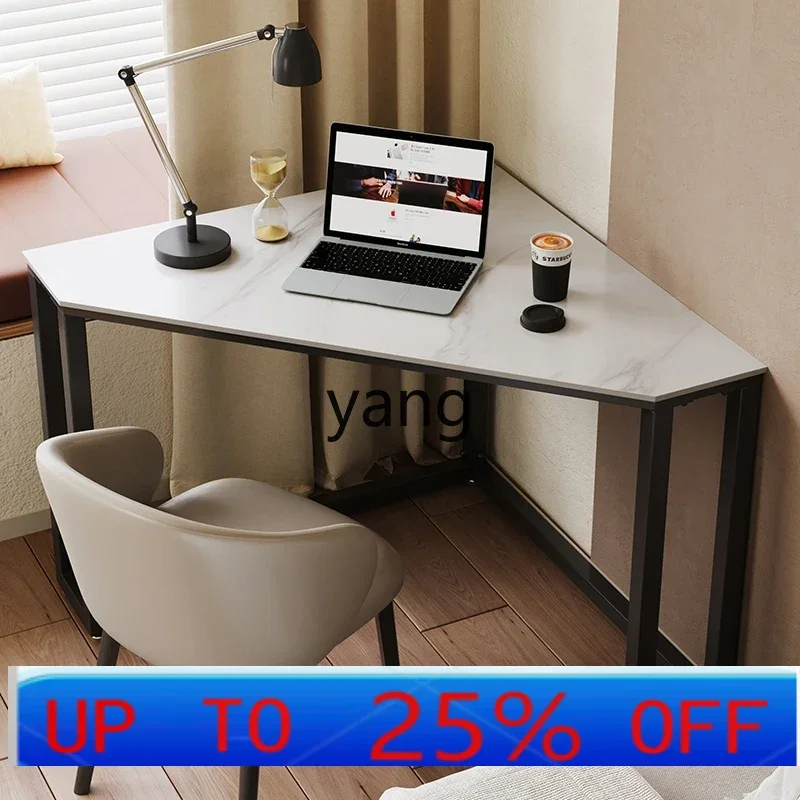 

LTT Simple Modern Corner Slate Desk Home Bedroom Office Study Writing Desk